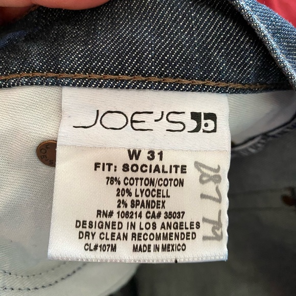 Joe’s Jeans Women’s Sz W-31 Style Socialite. - Picture 4 of 6